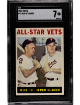 Harmon Killebrew/Nellie Fox 1964 Topps All-Star Vets Card #81- SGC Graded 7 NM (HOF)