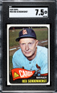 Red Schoendienst 1965 Topps Card #556- SGC Graded 7.5 NM+ (St. Louis Cardinals)