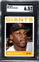 Willie McCovey 1964 Topps Card #350- SGC Graded 6.5 EX-NM+ (San Francisco Giants/HOF)