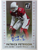 Patrick Peterson signed 2015 Panini Donruss Signature Series Auto Card #DSS-PP (Arizona Cardinals)