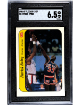 Patrick Ewing 1986-87 Fleer Sticker/ Rookie (RC) Card #6- SGC Graded 6.5 EX-NM (New York Knicks/HOF)