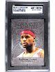 LeBron James 2004-05 Fleer Tradition Tributes Card #20HT- SGC Slabbed Authentic (Evidence of Trimming/Cleveland Cavaliers)