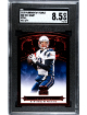 Tom Brady 2015 Panini Crown Royale Retail Red Die-Cut Card #33 4/99-SGC Graded 8.5 NM-MT+ (New England Patriots)