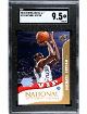 Michael Jordan 2010 Upper Deck National VIP Card #VIP-5- SGC Graded 9.5 Mint+ (UNC Tarheels/Chicago Bulls/HOF/GOAT)