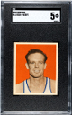 Dick O'Keefe 1948 Bowman Rookie Card (RC) #41-SGC Graded 5 EX (Washington Capitols)