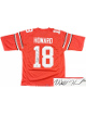 Will Howard signed Ohio State Red Custom Stitched College Football Jersey #18 XL- PSA Witnessed