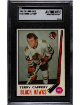 Terry Caffery 1969-70 O-Pee-Chee Rookie (RC) Card #135- SGC Slabbed Authentic (Minimum Size Not Met/Chicago Blackhawks)