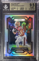 Christian McCaffrey 2023 Panini Prizm Silver Card #267- Beckett/BGS Graded 9.5 Gem Mint (w/ Sub Grades/San Francisco 49ers)