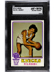 Phil Jackson 1973-74 Topps Card #71- SGC Slabbed Authentic (Evidence of Trimming/New York Knicks/Coach)