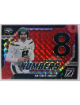 Aaron Rodgers 2023 Panini Zenith Behind the Numbers 8 Red Prizm Card #1 (New York Jets)