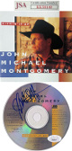 John Michael Montgomery signed 1994 Kickin' It Up Album CD w/ Cover Booklet & Case- JSA #KK58149