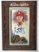 Jack Flaherty signed 2022 Topps Allen & Ginter Mini Framed Auto On Card #MA-JF (St. Louis Cardinals)