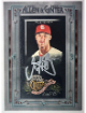 Jack Flaherty signed 2022 Allen & Ginter Framed Silver Mini Auto Card- /50 (St. Louis Cardinals/Silver Signature)