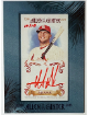 Matt Adams signed 2015 Allen & Ginter Framed Mini Red Auto Card- /10 (St. Louis Cardinals)