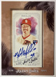 Miles Mikolas signed 2018 Topps Allen & Ginter Mini Framed Rookie On Card Auto (RC) #MA-MMI (Cardinals)
