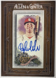 Dylan Carlson signed 2022 Topps Allen & Ginter Mini Framed Auto Card #MA-DC (St. Louis Cardinals)