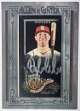 Dylan Carlson signed 2022 Topps Allen & Ginter X Dylan Silver Framed Mini Auto Cardinals Card SP 37/50