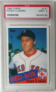Roger Clemens 1985 Topps Rookie Baseball Card #181- PSA Graded 9 Mint (Boston Red Sox)