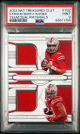 Stroud/Smith-Njigba 2023 National Treasures Collegiate OSU Team Dual RC Patch #TD2 /99 PSA Graded 9 Mint (Ohio St)