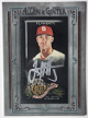 Jack Flaherty signed 2022 Allen & Ginter Framed Silver Mini Auto Card- /50 (St. Louis Cardinals/Silver Signature)