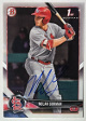 Nolan Gorman signed 2018 1st Bowman Rookie On Card Auto (RC) #BD-117 (St. Louis Cardinals)