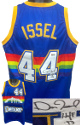 Dan Issel signed Denver Blue Rainbow TB Custom Stitched Pro Basketball Jersey HOF '93- Tri-Star Hologram