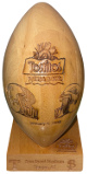 Grid Works 1999 Tostitos Fiesta Bowl Laser Etched Wood Decorative 8x4 NCAA Football (Tennessee Vs Florida St)  Like New