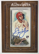 Juan Yepez signed 2022 Topps Allen & Ginter Mini Framed RC Auto Card #MA-JT (St. Louis Cardinals)
