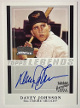 Davey Johnson signed 2003 Team Topps Legends Certified On Card Auto #TT-DJ (Baltimore Orioles)