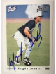 Magglio Ordonez signed 1996 Best Rookie On Card Auto (RC) #5- COA (Birmingham Barons/Chicago White Sox)