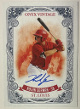 Nolan Gorman signed 2021 Onyx Vintage Blue On Card Rookie Auto #VANG- /325 (St. Louis Cardinals)
