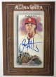 Jack Flaherty signed 2022 Topps Allen & Ginter Mini Framed Auto On Card #MA-JF (St. Louis Cardinals)