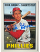 Dick Groat signed 2001 Topps Archives On Card Auto #205- COA (Philadelphia Phillies)