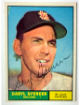 Daryl Spencer signed 1961 Topps On Card Auto #357- COA (St. Louis Cardinals)