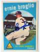 Ernie Broglio signed 1959 Topps On Card Auto #296- COA (St. Louis Cardinals)