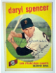 Daryl Spencer signed 1959 Topps On Card Auto #443- COA (St. Louis Cardinals)