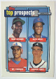 Chipper Jones 1992 Topps Top Prospects Shortstops Rookie Card (RC) #551 (Atlanta Braves)