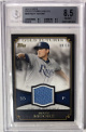 Matt Moore 2012 Topps Gold Futures Relics Rookie Card GFR-MM- 08/50- BGS Graded 8.5 NM-MT+ (Sub-Grades/Tampa Bay Rays)
