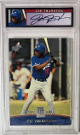Joe Thurston signed 2001 Topps Reserve Auto Rookie Card #122- /1500-PSA Graded 8 NM-MT (Uncirculated/Dodgers)