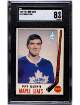 Pat Quinn 1969-70 O-Pee-Chee NHL Rookie (RC) Card #186- SGC Graded 8 NM-MT (Toronto Maple Leafs/HOF)