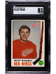 Matt Ravlich 1969-70 O-Pee-Chee NHL Card #161- SGC Graded 8 NM-MT (Detroit Red Wings)