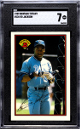 Bo Jackson 1989 Bowman Tiffany Card #126- SGC Graded 7 NM (Kansas City Royals)