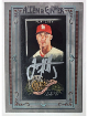 Jack Flaherty signed 2022 Allen & Ginter Framed Silver Mini Auto Card- /50 (St. Louis Cardinals/Silver Signature)