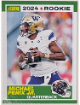Michael Penix Jr. 2024 Panini Score Rookie Card (RC) #7 (Washington/Atlanta Falcons)