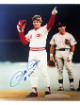 Pete Rose signed Cincinnati Reds 16x20 Photo 4192 (Record Breaker)- COA/Collector's Showcase of America Show Ticket