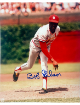 Bob Gibson signed St. Louis Cardinals MLB Licensed 8x10 Photo- Tuff Stuff COA/Show Ticket