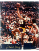 Kareem Abdul-Jabbar signed Los Angeles Lakers 8x10 Photo- slight trace- Tuff Stuff COA