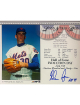 Nolan Ryan signed New York Mets Hall of Fame Induction Day MLB Licensed 8x10 Photo/Card HOF 99- Nolan Ryan Foundation COA (HOF)