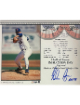 Nolan Ryan signed Texas Rangers Hall of Fame Induction Day Photo/Card HOF99- Nolan Ryan Foundation COA- MLB Licensed