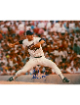 Nolan Ryan signed Texas Rangers 8x10 Photo- Nolan Ryan Foundation COA (HOF/7 No-Hitters)